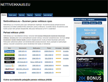 Tablet Screenshot of nettiveikkaus.eu
